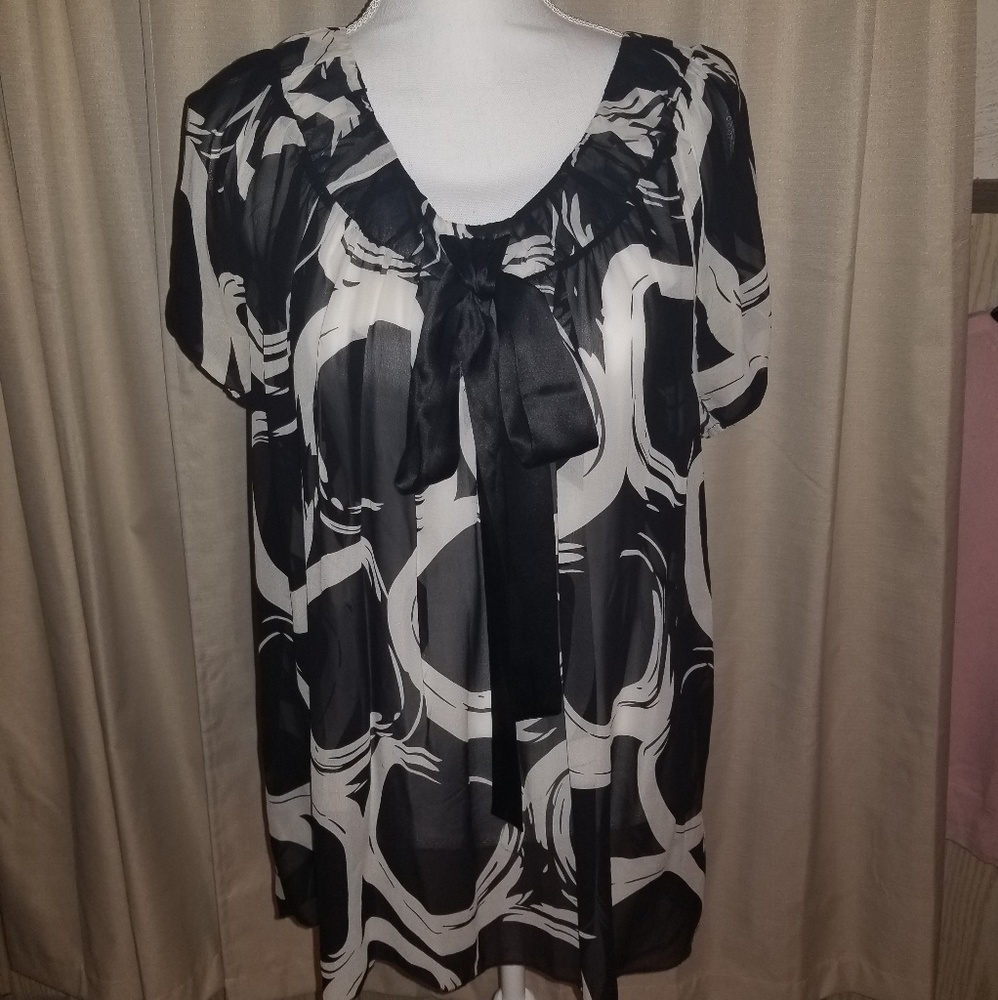 Kensie Sheer Top